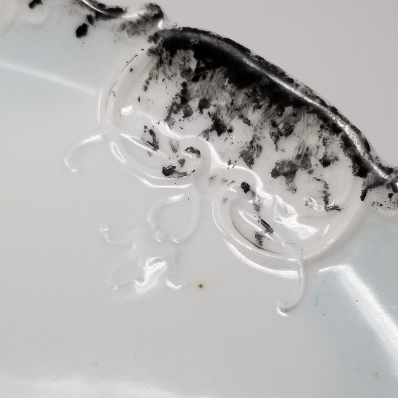 Porcelain? 8Inch Plate Signed Dog Sketch Portrait - Picture 15 of 16